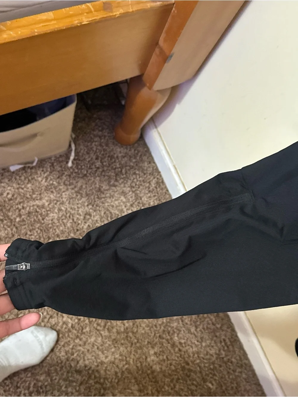 Nike Black Dri-Fit Training Shorts with Gray Swoosh